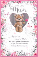 Simon Elvin C75 Birthday Mum cards 6-pack featuring colorful designs for celebrating mothers.