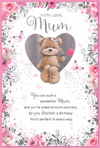 Simon Elvin C75 Birthday Mum cards 6-pack featuring colorful designs for celebrating mothers.