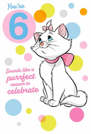 Hallmark 6 Pack Cards C32 Birthday Aristocats