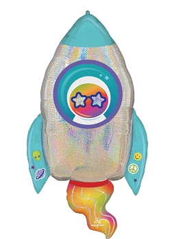 Anagram Space Rocket 29" Foil Balloon
