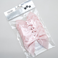 Italian Options 6 Pack Ribbon Bows Blush Pink 10cm