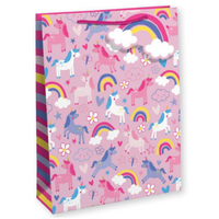 Unicorns And Rainbows Extra Large Gift Bag 6pk