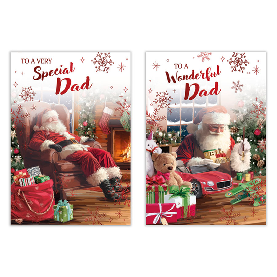 Poppyhill 12 Pack Cards C50 Christmas Dad