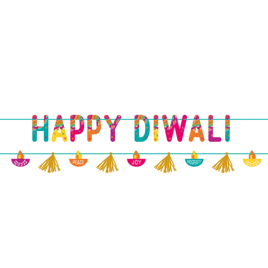 Amscan Banner 2pc Diwali