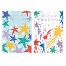 Poppyhill 12-pack of Good Luck Exam Cards featuring colorful designs and encouraging messages for students.