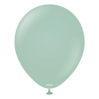Kalisan Retro Winter Green 18" Latex Balloons 25pk