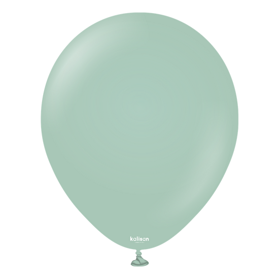 Kalisan Retro Winter Green 18" Latex Balloons 25pk