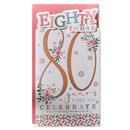 Prelude Platinum C55 Birthday Age 80 6pk