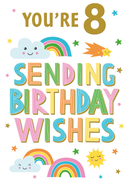 Poppyhill C50 Birthday Age 8 12pk