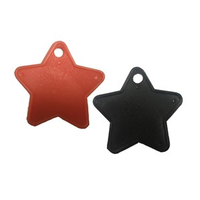 Sear 100 Pack Balloon Weight Star Black & Orange