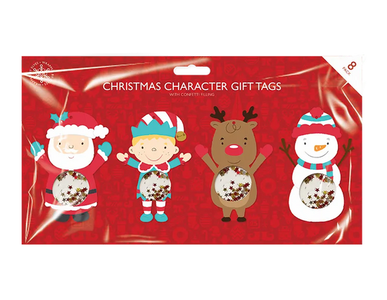 Christmas Character Gift Tags 8pk