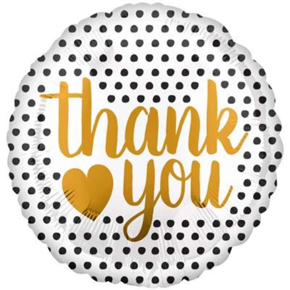 Anagram Thank You Dots 18" Foil Balloon