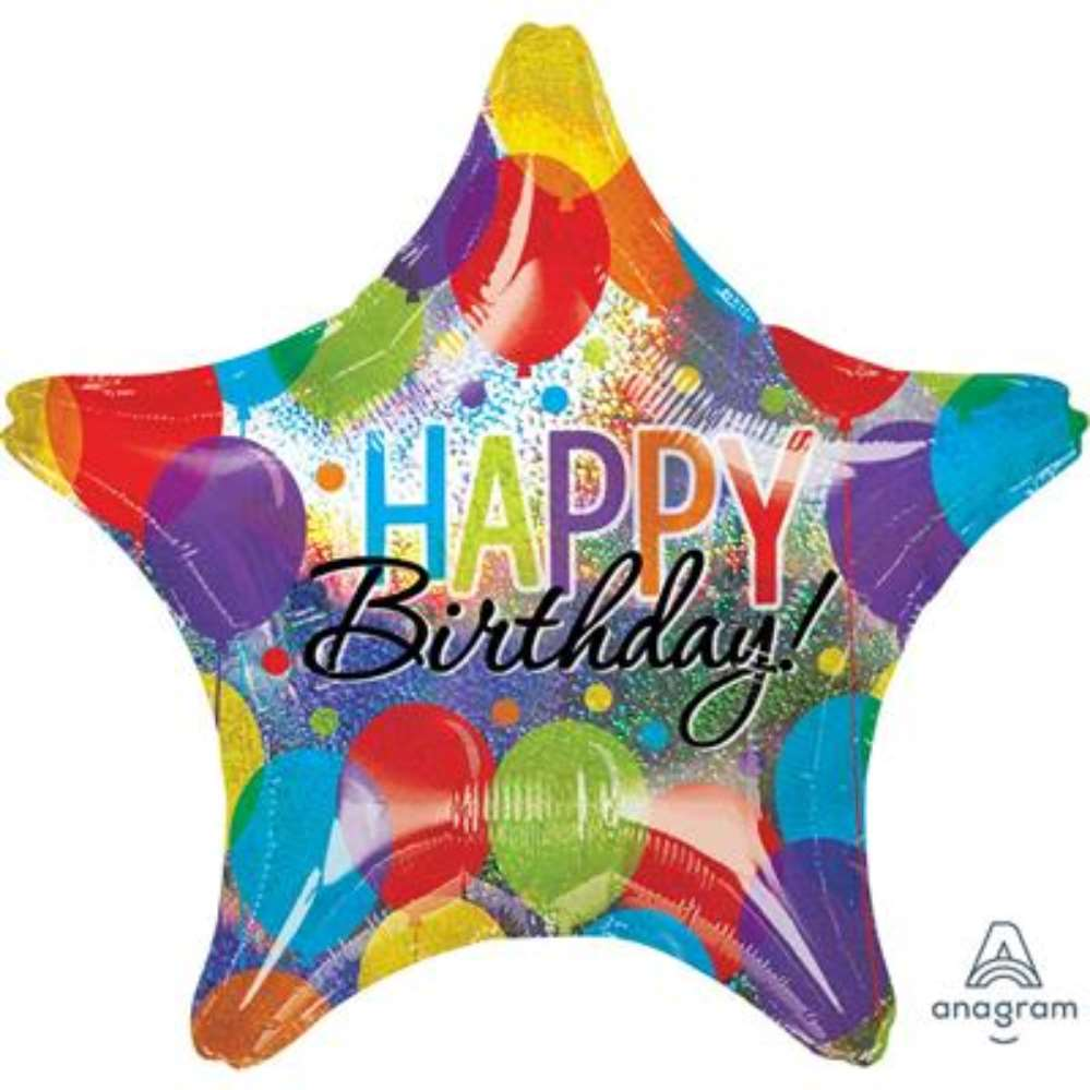 Anagram Foil Balloon Supershape Jumbo Balloon Bash