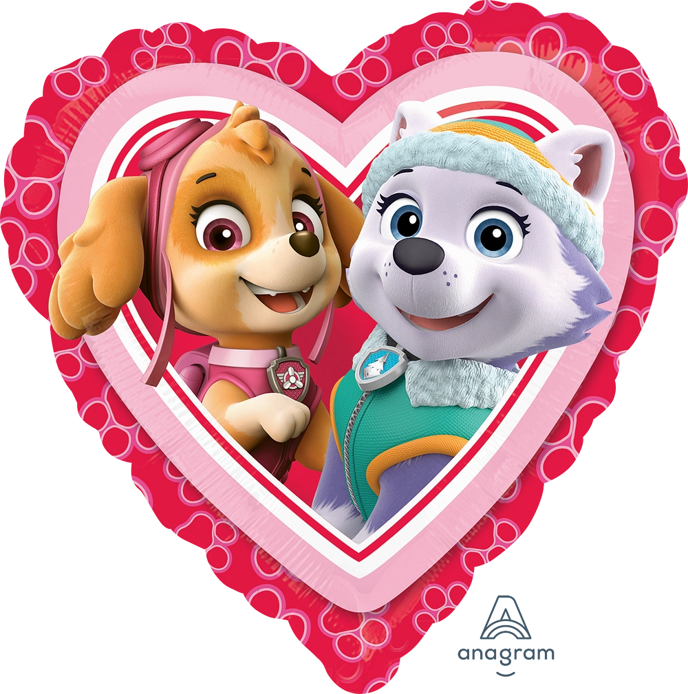 Anagram Foil Balloon Paw Patrol Love Girl 18