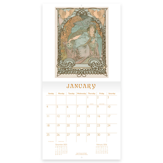 Robert Frederick Calendar Art Nouveau Large