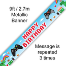 Oaktree Banner Birthday Blox Game 9ft
