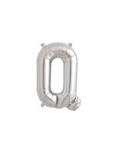 Northstar Foil Balloon Silver 16" Letter Q