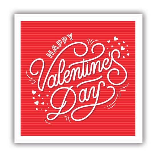 Hip To Be Square Valentine's Day 6pk Open