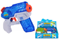 Set of 12 Kandy Toys Hydrostorm water guns, 16cm plastic toy water guns for outdoor play, colorful and fun for kids.