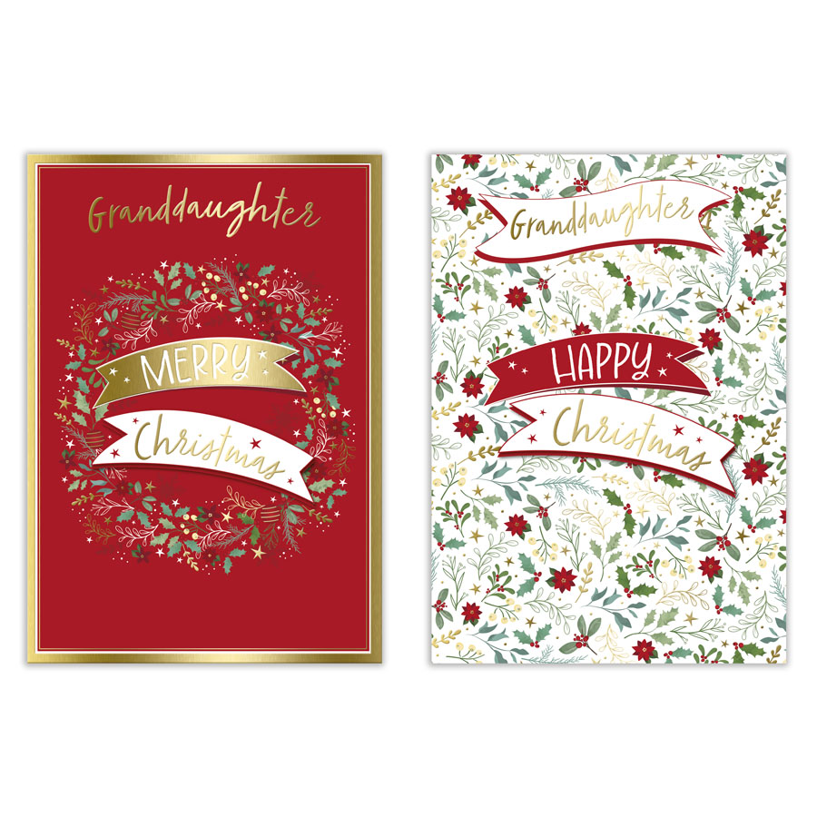 Poppyhill C50 Christmas Granddaughter 12pk