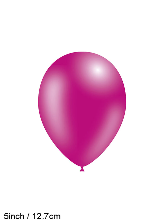 Decotex Pro Metallic Fuchsia 5" Latex 100pk