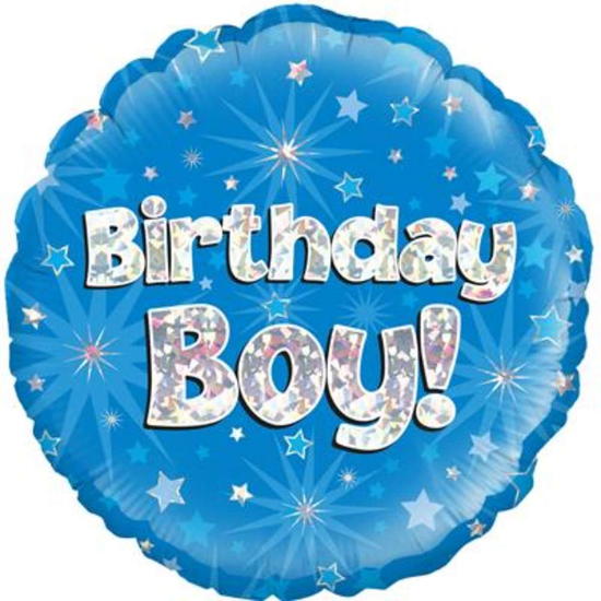 Oaktree Birthday Boy Blue 18" Foil Balloon