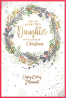 Simon Elvin 6 Pack Cards C75 Christmas Daughter