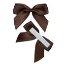 Italian Options 12 Pack Ribbon Bows Brown 5cm
