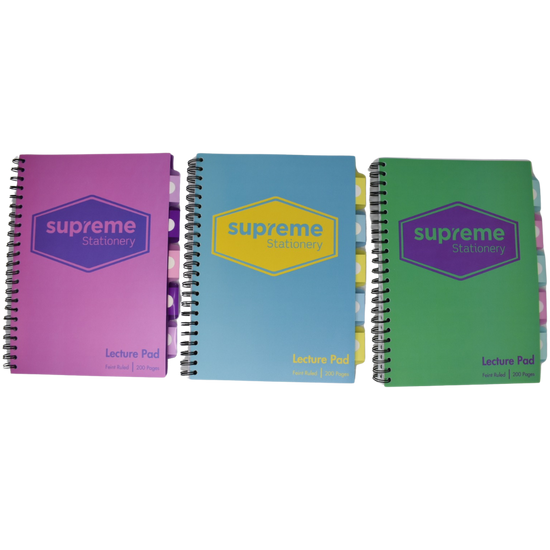 Lecture Pad Girls A4 3pk