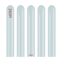 Kalisan 50 Pack Latex Balloons Aura Ice Blue 260