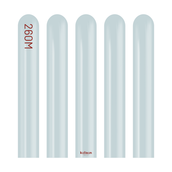 Kalisan 50 Pack Latex Balloons Aura Ice Blue 260