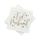 Club Green 16 Pack Napkins Gold Eid