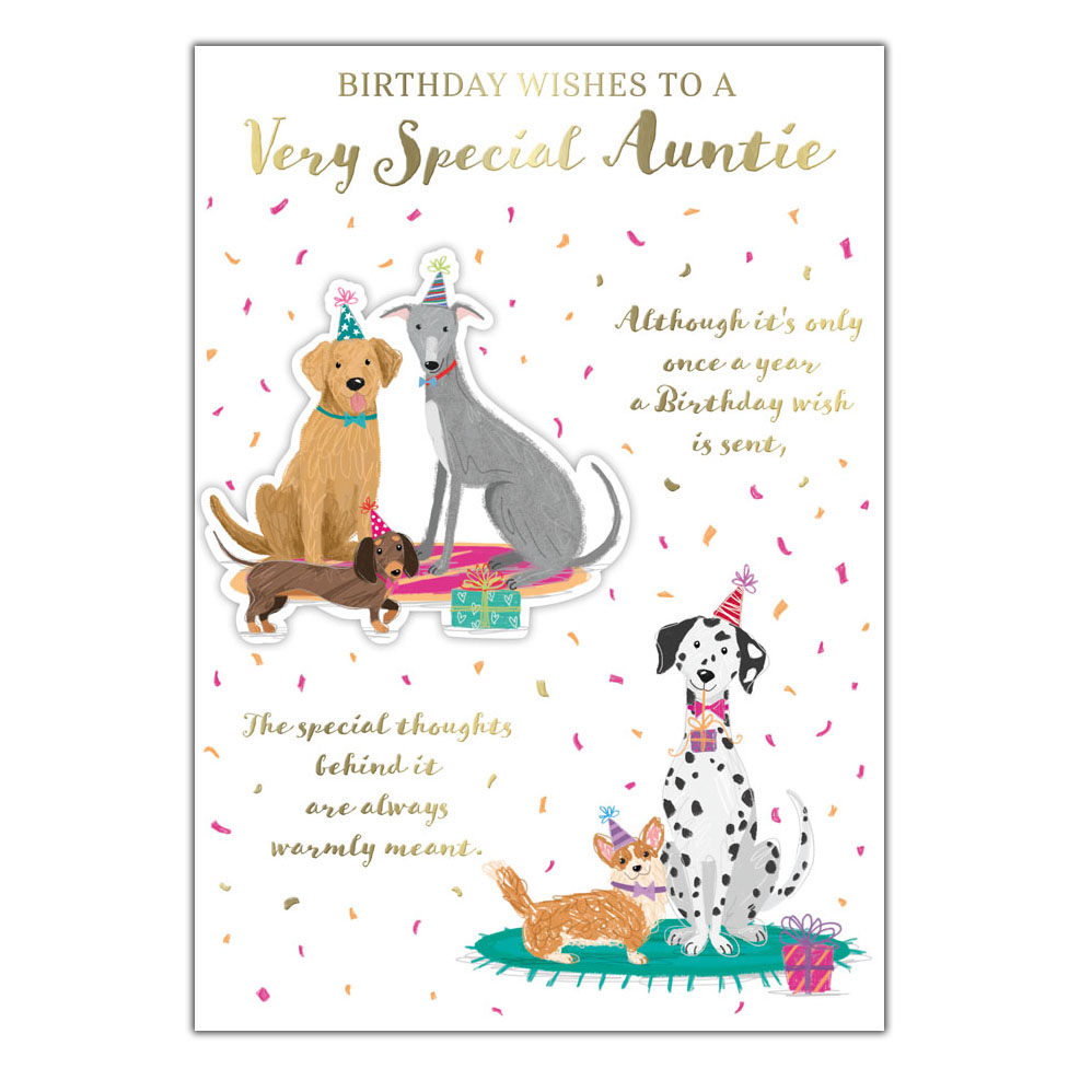Prelude 6 Pack Cards C90 Birthday Auntie