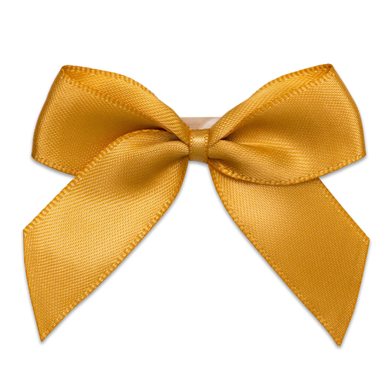Ribbon Bows Antique Gold 5cm 12pk