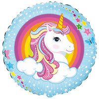 Flexmetal Foil Balloon Cute Unicorn 18