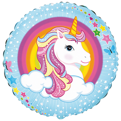 Flexmetal Foil Balloon Cute Unicorn 18