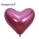 Sempertex Reflex Fuchsia Heart 14" Latex 50pk