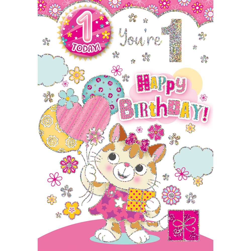 Xpress Yourself C50 Birthday Age 1 6pk