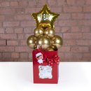 Pearlised Red Flower Box 18x24cm 10pk