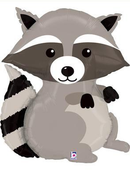 Woodland Critters Raccoon 36" Foil Balloon
