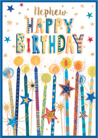 Isabel's Garden 6 Pack Cards C50 Birthday Nephew