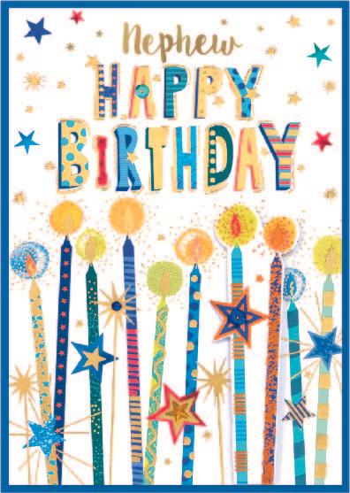 Isabel's Garden 6 Pack Cards C50 Birthday Nephew