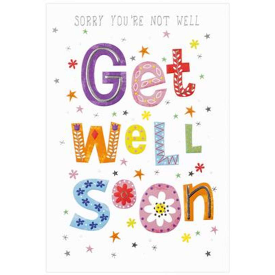 Simon Elvin 6 Pack Cards C50 Everyday Get Well