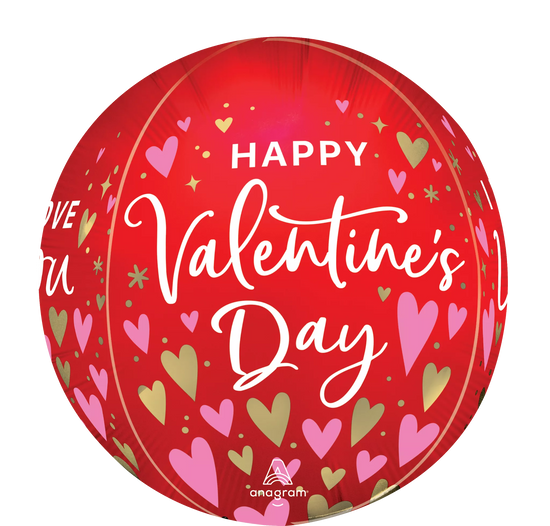 Anagram Satin Hearfelt Elegance 16" Orbz Balloon