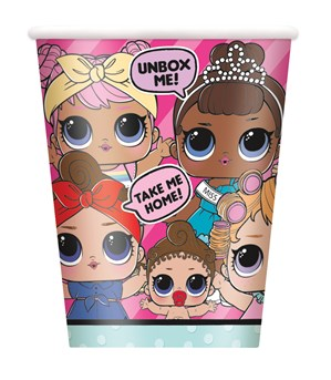 LOL Surprise Dolls 9oz Cups 8pk