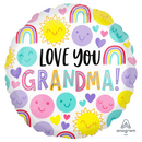 Anagram Love You Grandma 18" Foil Balloon