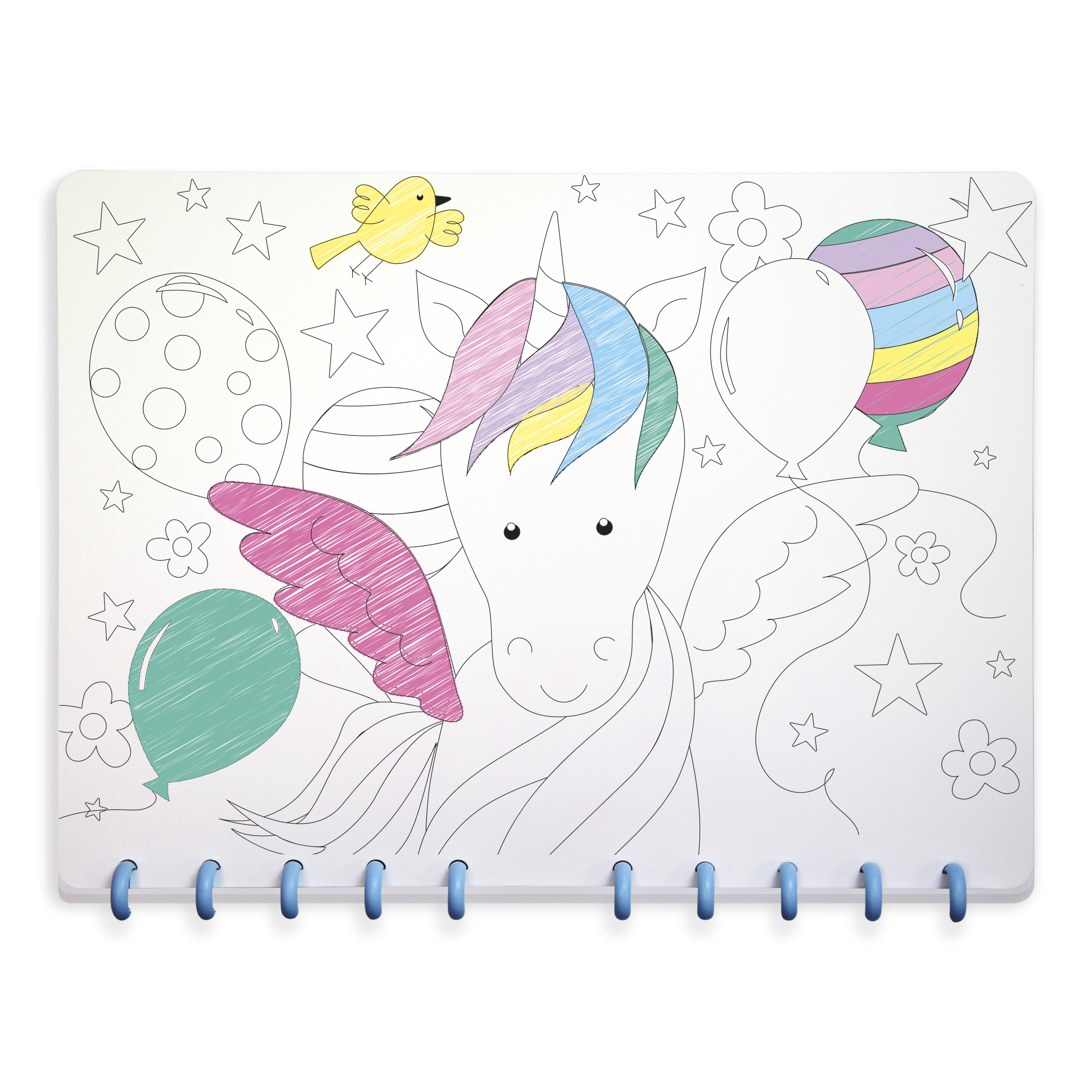 Eurowrap Wipe Clean Activity Book Unicorn