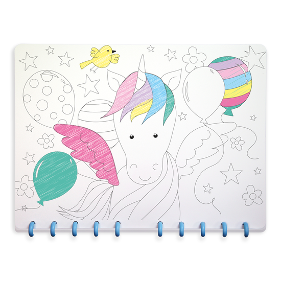 Eurowrap Wipe Clean Activity Book Unicorn