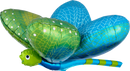 Anagram Foil Balloon Supershape Cute Dragonfly 40