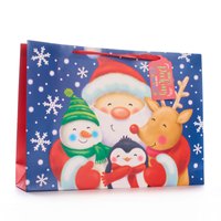 Gift Bag Santa & Friends Extra Large 12pk